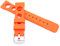 Sulla 20mm Silikon Sport Rallye Style Uhrenarmband orange