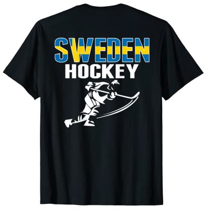 Schweden Eishockey Fans Trikot Schwedische Hockey Team Supporter T-Shirt