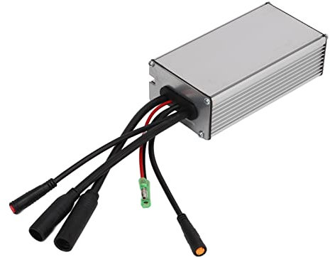 LARIAU Brushless Controller, Aluminiumlegierung 36V/48V 22A Elektrofahrrad Controller 9mos Sensible Steuerung mit Lichtlinie passend für 500W Brushless Motor