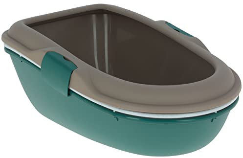 Stefanplast Furba - Inodoro para Gatos con Filtro de Limpieza, 59 x 39 x 22 cm