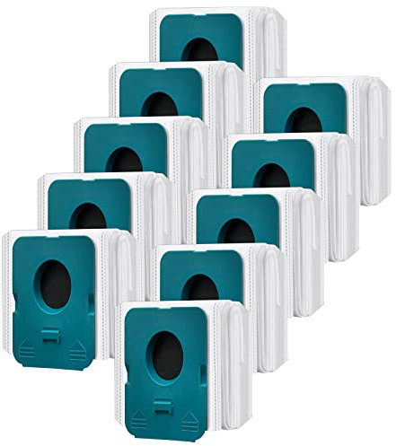 VCA-ADB95 Lot de 10 Sacs pour Aspirateurs, Sacs à Poussière sur Mesure pour Station de Nettoyage de Jet Compatible avec Samsung VCA-ADB95