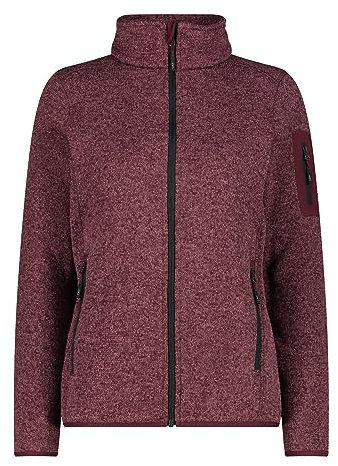 CMP - Damenjacke, Burgund-Anthrazit, XL