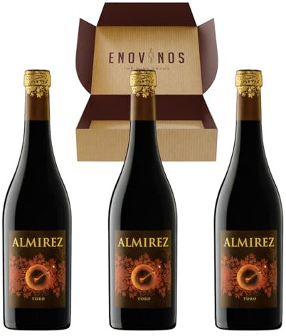 Vino Toro Almirez - x3 Botellas Vino Tinto 100% Tinta del Toro 75 cl - Mejor Selección ENOVINOS