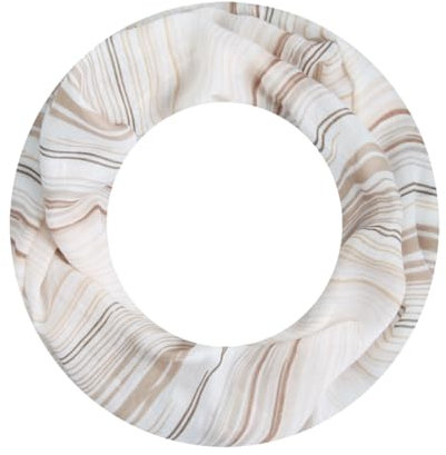 Majea Loop Schal Damen Schlauchschal Halstuch schmaler Loopschal (880051) (beige 8)