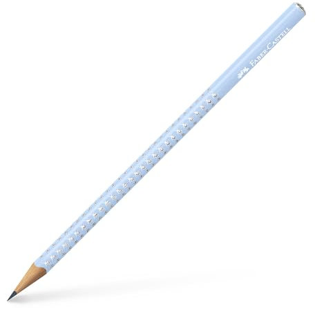 Faber-Castell 118251 - Graphitstift Sparkle Perlglanz, Sky Blue