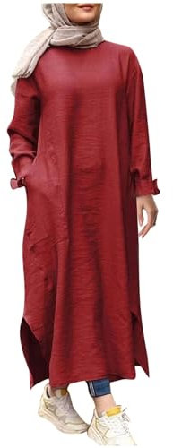 Abaya Muslim Damen mit Kopftuch Damen Gebetskleidung Mit Hijab Rosenkranz, Muslim Kleidung Für Frauen, Türkisch Muslimische Lang Kleider Set, Abaya Jilbab, Islamische Burka, Ramadan A13