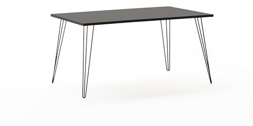 Schildmeyer Fynn Schreibtisch Esszimmertisch 1600, 701915, Basaltgrau, 160 x 80 x 74 cm