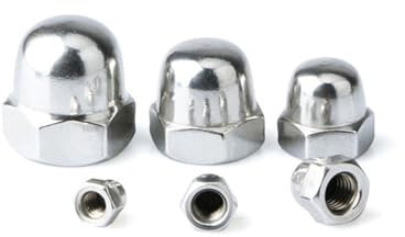 Tuercas ciegas abovedadas hexagonales M14 M16 M18 M20 M22 M24 Tuercas ciegas de acero inoxidable 304 Tuercas ciegas con cabeza esférica(M22-2pcs)