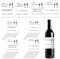 HINGTAI 40 Pcs Etiquetas De Vino De Compromiso, Etiquetas para Botellas De Vino, Decoraciones De Compromiso con Clase, Etiquetas De Vino para Botellas,Engaged Party Decorations Gifts