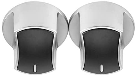 2 x Universal-Regler für Gasherd, Ersatzschalter aus Zinklegierung