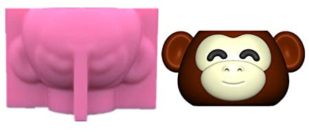 Affe Gips Blumentopf Silikonharzform Epoxidharz Gussform Sukkulente Vase Zementform Kerzenhalterform