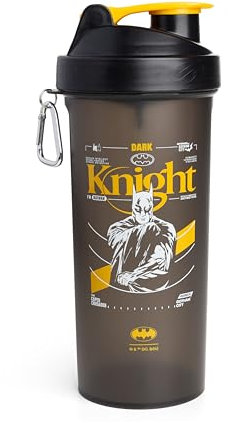 Smartshake Protein Shaker Bottle for Protein Mixes - 33 oz | Shaker Cups for Protein Shakes | Protein Shaker Bottle| BPA Free Shaker | Batman