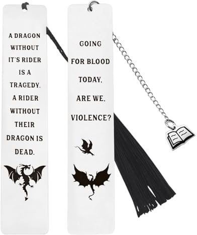 Lesezeichen Fantasy 2 PCS Fourth Wing Lesezeichen Acryl Drachen Lesezeichen Acryl Cool Dragon Bookmark Anime Drachen Lesezeichen Geeignet für Buchliebhaber und Buchbegeisterte