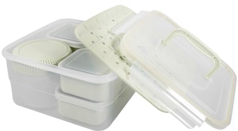 ifundom Babynahrungs-aufbewahrungsbehälter mit Deckel Frischhaltedosen für Lebensmittel Obst und Suppen Auslaufsicher und Praktisch für Unterwegs