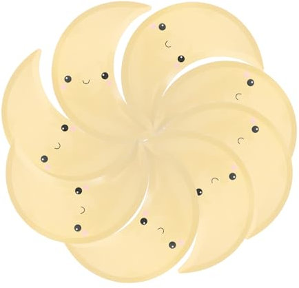 Gatuida 8pièces Assiettes Carton Jetables Vaisselle De Fête à Thème Spatial Assiettes à Gâteau Pour Événements Décoratifs