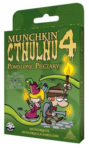 Munchkin Cthulhu 4 Pomylone Pieczary Black Monk Polska Gra Karty Polnisches Brettspiel Po Polsku
