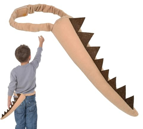 Dragon Tail Cosplay Party Costume Props, Animal Tail Accessory, Soft Wearable Costume Tail for Kids | Dinosaur Theme Party Birthday Event for Kids