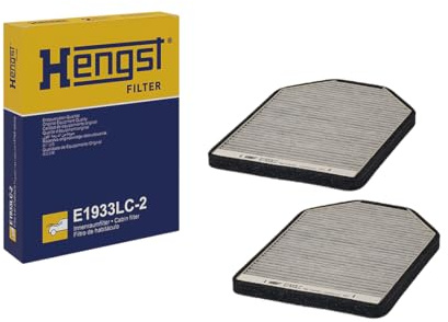 HENGST - Innenraumfilter E1933LC-2 - Luftfilter für den Innenraum mit Aktivkohle - Filtert Staub, Pollen & Gerüche für Allergiker - Für saubere Frischluft im KFZ - Automotive Zubehör