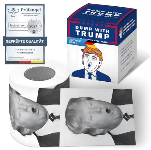 Papier hygiénique Boîte cadeau nouveauté papier hygiénique (Trump)