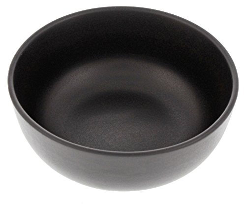 EVA SOLO Nordic Kitchen Keramikschüssel, 0,4 l, mikrowellen- und spülmaschinenfest, schwarzes Steingut, geeignet für den täglichen Gebrauch, dänisches Design, Funktionalität und Qualität, mattschwarz