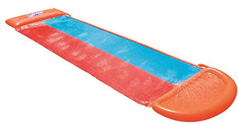 H2Ogo!- Scivolo Aqua Ramp Doppio, 3+ Anni, Cm. 549, Multicolore, 52248