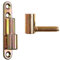 Türband Einbohrband Aufschraubband 15 x 83 mm Tür-Scharnier (2 Stück) Türbänder Renovierband für Innentüren Baubeschläge (2 Stück, Gelb)