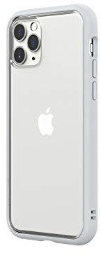 RhinoShield Modulares Case kompatibel mit [iPhone 11 Pro] | Mod NX - Anpassbare & stoßdämpfende Schutzhülle im schlanken Design - 3.5 Meter Fallschutz - Platin Grau