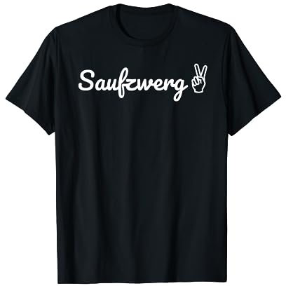 Hacke Dicht Saufen Ballern Mallorca Geschenkidee Alkohol Party Partnerlook für jeden Partyzwerg T-Shirt Schwarz Klein Unisex