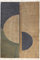 Indischer handgefertigter geometrischer Baumwoll-Dhurrie-Teppich, handblockbedruckt, flach, gewebt, böhmischer Kelim, Innenbereich, Zuhause/Büro, Dekoration 120 x 120 cm (4 x 4 Fuß im Quadrat)