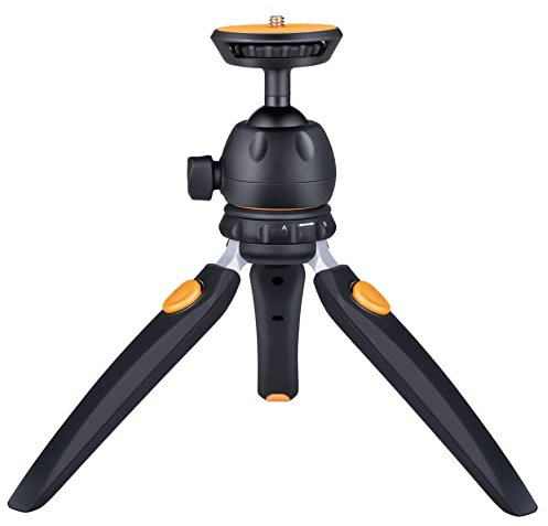 Akiyo Mini trépied de projecteur Portable Rotation arbitraire à 360° avec 2 Modes de Hauteur, Multifonction, supporte la Plupart des projecteurs ou caméras jusqu'à 2 kg