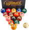 Billmart Premium Billardkugeln Billardtisch Zubehör 5,4 cm Regulärgröße 16 Billardbälle Billard-Set