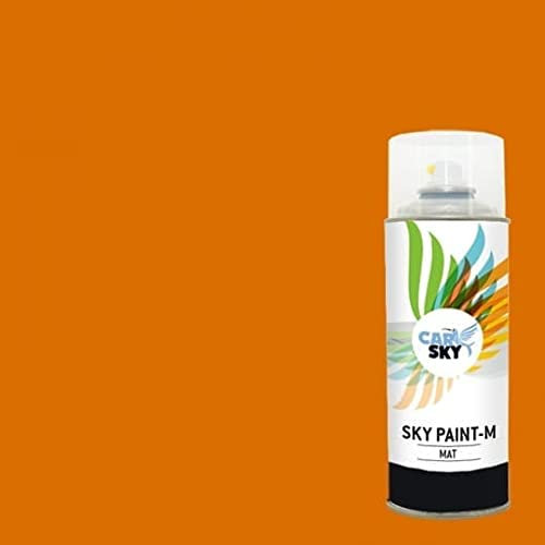 CARSKY Bombe de peinture RAL Orangé Jaune 2000 finition mat 400ml