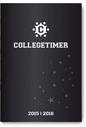 Collegetimer Black Label 2022/2023 - Schüler-Kalender A5 (15x21 cm) - schwarz - Day By Day - 352 Seiten - Terminplaner - Notizbuch - Alpha Edition (Collegetimer A5 Daily)