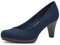 MARCO TOZZI Damen Pumps Vegan Elegant, Blau (Navy), 39 EU
