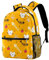 Fishbone Cat Yellow Leichter Rucksack Klassischer lässiger Tagesrucksack