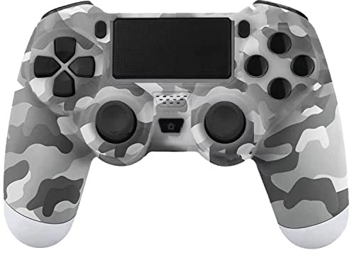 TUOZHE Wireless Remote Controller for PS4, Replacement for Play Station 4 Game Controller with Dual Vibration Gamepad Joystick (NOT-OEM, Red)