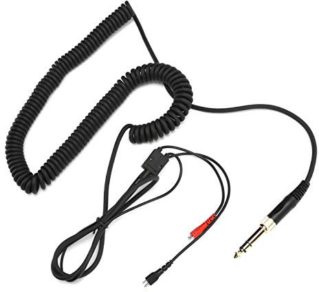 Kopfhörer-Spiralkabel, Audiokabel mit Adapter-Ersatzteilen für Hd25 Hd560 Hd540 Hd430 Hd250