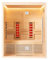 AWT KOS Sauna 1250C-IR Hemlock/150x110/ohne Ofen