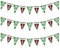 Jmkcoz 3 Stück Fußball-Partyzubehör American Football Wimpelkette Banner für Geburtstag Spieltag Sport Party Dekorationen