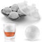 Nax Caki 3D-Kugel-Eiswürfelformen, große Silikon-lustige Formen, Geschenke für Männer und Frauen, Whiskey-Eiswürfelform für Cocktails, Bourbon, Brandy, Whisky-Geschenke für Männer