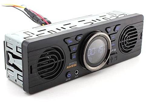 HUIOP Autoradio elettrica,12,0 V Scheda di memoria digitale sicura per auto Audio MP3 Autoradio elettrica con altoparlante Altoparlante host BT Autoradio Autoradio