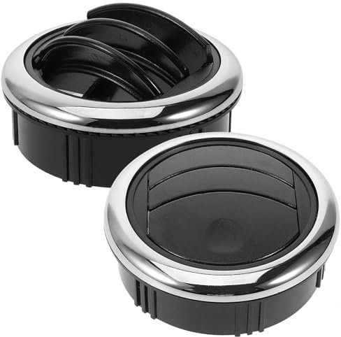 OUNONA Couvercle De Ventilation Pour Sorties De Camping-Car 2 Pièces Couvercle De Ventilation Rond Pour Ventilation De Bus