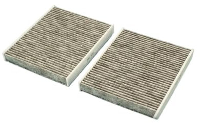 VividCore Xuanqingyi Store 2 Stück Auto-Innenraumfilter for Klimaanlage 64116991537, kompatibel mit BMW F01 F02 F06 F07 F10 F11 520d 528i 535i 640 730d 740Li, Aktivkohle