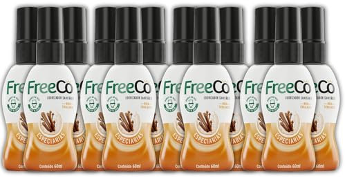 Freeco Anti-Odeur WC (Before You Go) - Spray aux Huiles Essentielles Naturelles. Idéal pour Maison, Bureau, Resto et Voyage. Pack hyper économique de 12x60ml, Parfum Épice