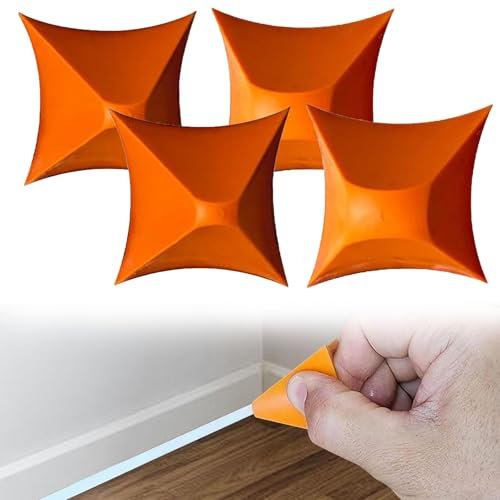 4 PCS Silicone Seam Tool, 3 in 1 Silicone Caulking Tool, Silicone Applicator Tool, Caulk Finishing Tool Set, That Silicone Tool 4/6/10/16mm Calking Tool, Silicone Sealant Tool for Kitchen, Bathroom