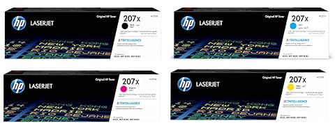 IC-Office Bundle für HP 207X Black, Cyan, Magenta, Yellow + Kugelschreiber