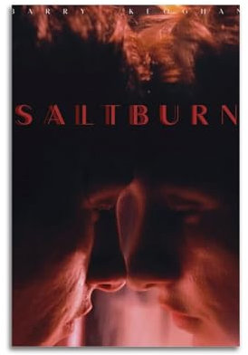 GTYATEN Saltburn Poster, Wandkunst, Leinwand, ästhetische Musik und Filme, dekoratives Gemälde für Wohnzimmer, Schlafzimmer, 20 x 30 cm, ungerahmter Stil