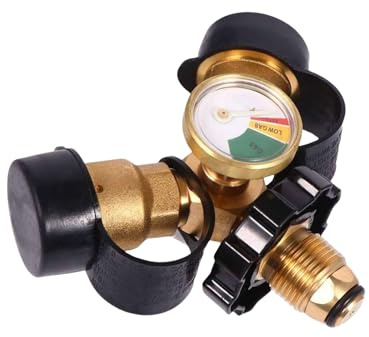 Qoukonao Diviseur de Bouteille de Gaz Double Voie,Raccord en Y 2 Voies pour Bouteille Gaz - Raccord Robuste Pour Chauffage Et Barbecue