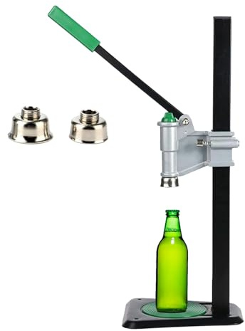 Manueller Flaschenverschluss mit Höhenverstellung für Heimbrauen und kleine Fabriken, Dichtungen 26-29 mm Kappen