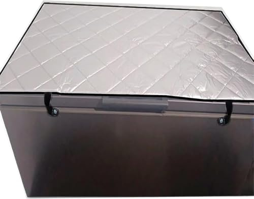 Cold Storage Cabinets And Display Units Refrigerator Cover Sunshade Protector,Freezer Insulation Sun Shield For Outdoor(Blue,60x145 Cm/23.6x57.1in)(Silver,300x145 cm/118.1x57.1in)